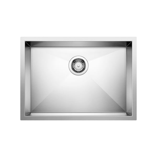 Blanco Quatrus 25 in. Undermount Single Basin Stainless Steel Kitchen Sink 443047 - main